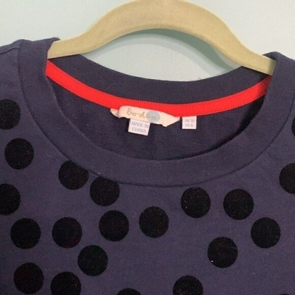 Boden Sweatshirt Dress Polka Dot Pocket - Picture 5 of 8